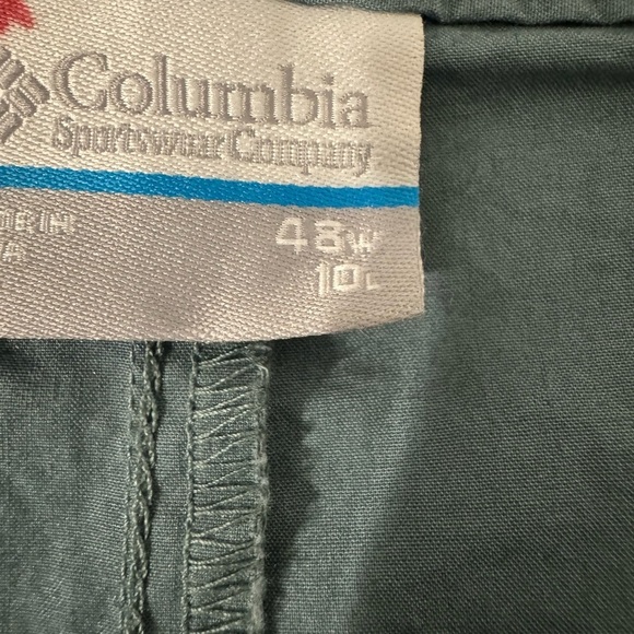Columbia Washed Out Mens Cotton Shorts Size 48x10 Gray Flat Front Casual - Picture 6 of 9